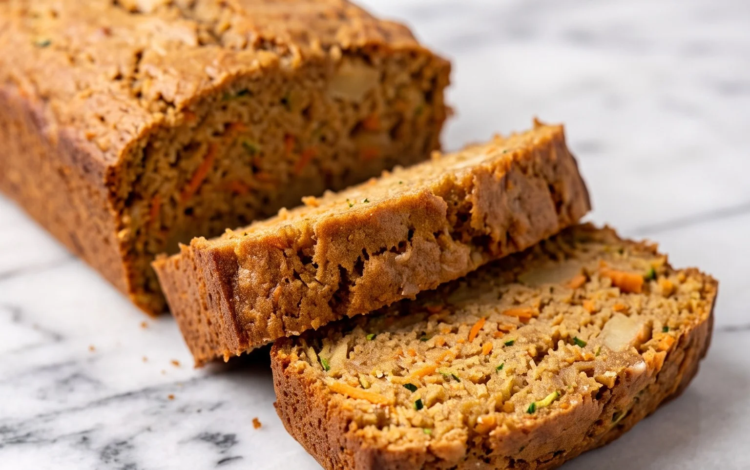 Moist Carrot Apple Zucchini Bread Recipe