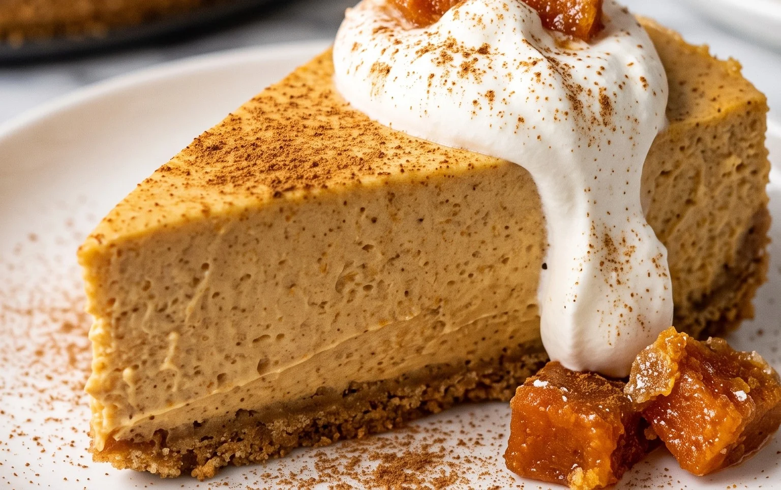 No Bake Pumpkin Pie Cheesecake